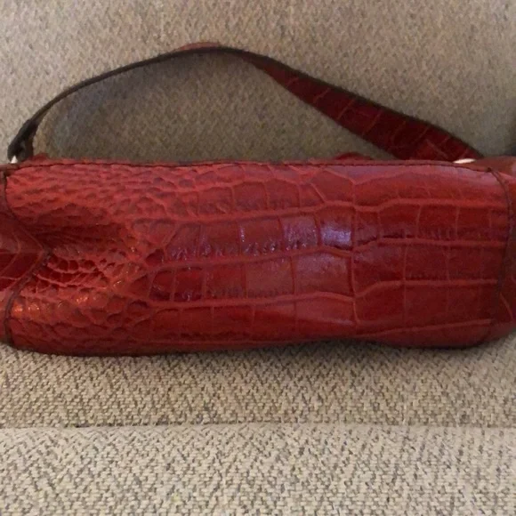 Emilie M. Red Handbag, EUC - Picture 4 of 9